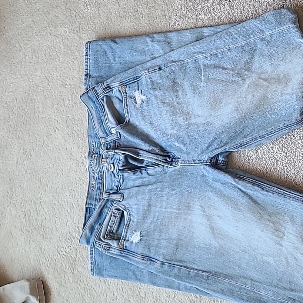 AE Distressed Mom Jean